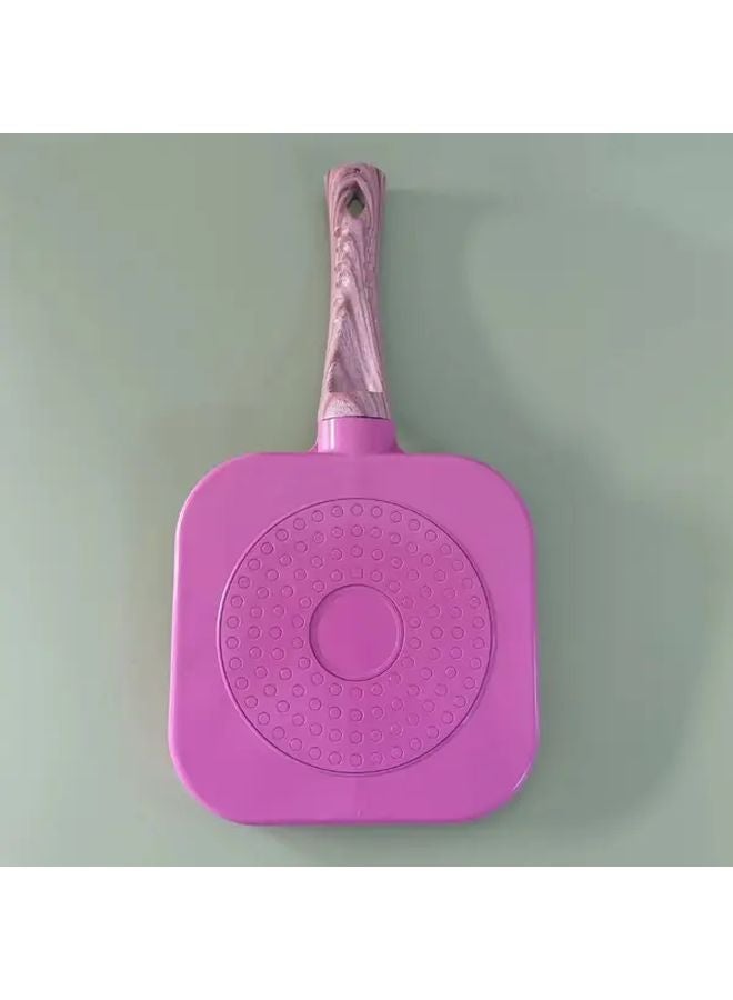 Beige Cartoon 4 Cup Non Stick Egg Frying Pan Aluminum Alloy Maifan Stone Skillet - Image 2